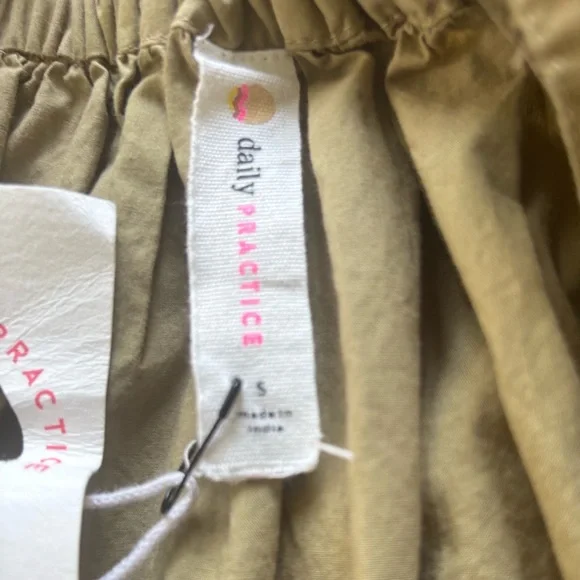 Daily Practice NEW‎ WITH TAGS Top Tier Utility Sweetheart Midi Dress small boho - Picture 9 of 11